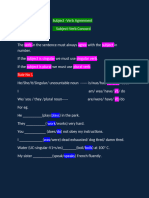 Subject Verb Agreement (Master File) (Notes +assignment +answerkey) - 1