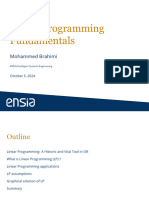 Week2 Linear Programming Fundamentals