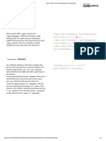 Learn HTML - Forms Cheatsheet - Codecademy