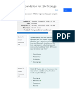 Data Foundation For IBM Storage Level 1 - Attempt Review