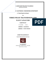 Report Three Phase Transmission Line Fau