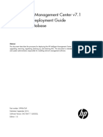 HP Intelligent Management Center Central Deployment Guide With Local Database