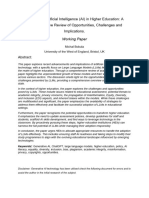 Generative Artificial Intelligence (AI) in Higher Education: A Comprehensive Review of Opportunities, Challenges and Implications