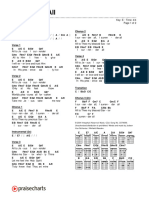 I Surrender All (Israel Houghton) Chord Chart - E - 2 Column Layout