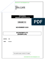 Economics p2 Gr10 QP Nov 2020 Eng - Docx 1