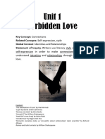 Grade 9 Booklet - Forbidden Love