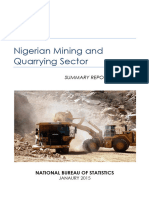 Nbs Mining and Quarrying Report 2010-12