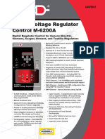 Digital Voltage Regulator Control M-6200A