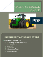 Investment  Finance Cycle  Lecture