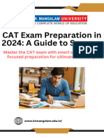 CAT Exam Preparation in 2024: A Guide To Success