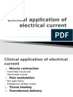 2.clinical Application of Electrical Current