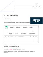 HTML Iframes