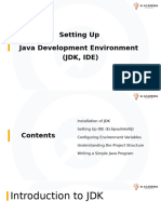 Setting Up Java Development Environment (JDK, IDE)