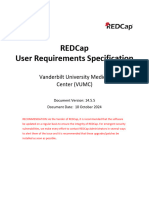 LTS V14.5.5release REDCap User Requirement Specification URS