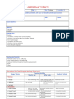 Lesson Plan Structure