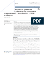 Unveiling The Evolution of Generative AI (GAI) A Comprehensive and Investigative Analysis Toward LLM Models (2021-2024) and Beyond