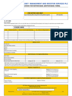 Repurchase Form