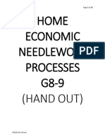 Home Economic G8 9 Notes