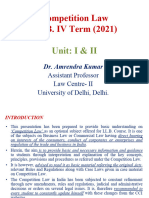 Competition Law Unit I II by Amrendra Sir