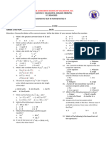 DIAGNOSTIC TEST g8