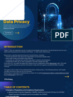 Quick Reference Guide For Data Privacy