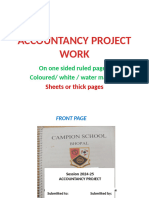 Accountancy Project Work 2024-25