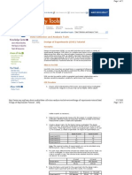 Data Collection and Analysis Tools: Design of Experiments (DOE) Tutorial