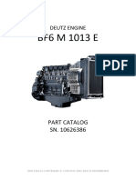 Deutz Engine - Bf6m1013e Sn. 10626386 Parts Catalog Jovis - Unlocked