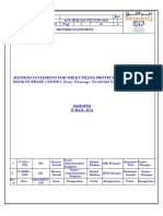 Method Statement For Shoring of The Duct Bank Phase 2 Zone 1