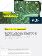 1.3 Enterprise, Business Growth and Size