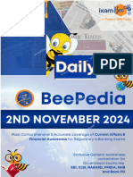 Beepedia Daily Current Affairs (Beepedia) 2nd November 2024