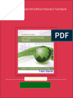 International Trade 4th Edition Feenstra Test Bank all chapter instant download