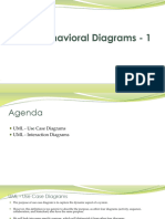 UML - Behavioral Diagrams - 1