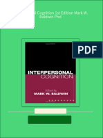 [FREE PDF sample] Interpersonal Cognition 1st Edition Mark W. Baldwin Phd ebooks