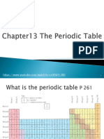 Chapter 13 Periodic Table