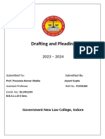 Moot Court Exercise and Internship Front Pages Ceertificate Acknowledment and Declaration