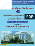 Mechanical Engineering Conference Brochure