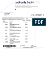 Delivery Sheet: Douwent C/O Bulkers Marine LTD 134, Agchialou STR 185 44 Piraeus Greece