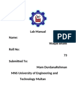 Lab Manual Waqas Bhatti