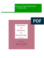 Immediate Download Portraits of Pioneers in Psychology Gregory A. Kimble (Ed.) Ebooks 2024