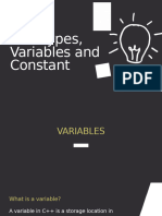 Lesson4 Variables and Datatypes