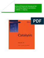 (Ebooks PDF) Download Catalysis A Review of Chemical Literature Vol 16 Specialist Periodical Reports 1st Edition. Edition J J Spivey Full Chapters