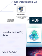 Introduction To Big Data