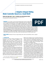 Research On A New Adaptive Integral Sliding Mode Controller Based On A Small BLDC