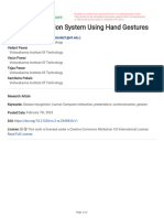 Smart Presentation System Using Hand Gestures