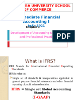 Intermediate Financial Accounting Chapter One