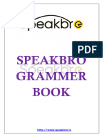 Speakbro - Level 1 - Grammar Book