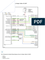 Radio - Dodge Caliber Se 2007 - System Wiring Diagrams