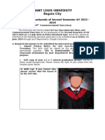 Graduation Guidelines 69th Commencement Exercises 2