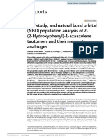 DFT Study, and Natural Bond Orbital (NBO) Population Analysis of 2 (2 Hy Dro Xyp Hen Yl) 1 Azaazulene Tautomers and Their Mercapto Analouges